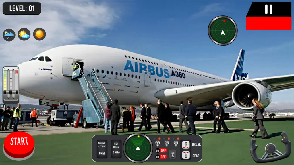 City Airplane Flight Simulator gameplay screenshot 1
