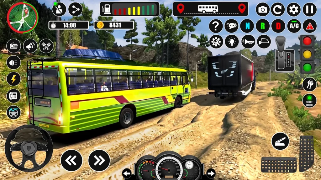 Euro Bus Simulator Bus Games gameplay screenshot 2