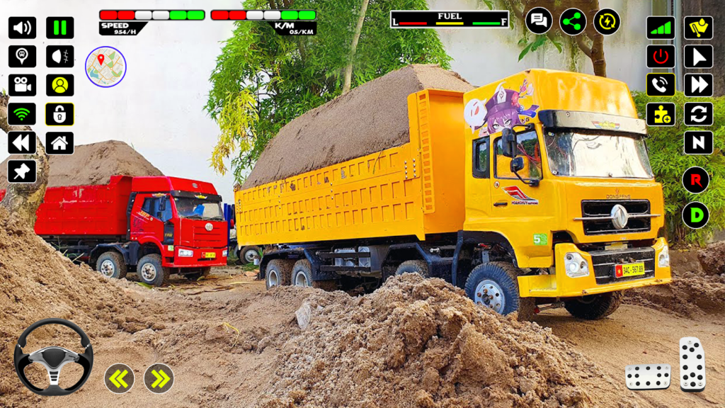 Mud Truck Offroad Games 3D gameplay screenshot 2