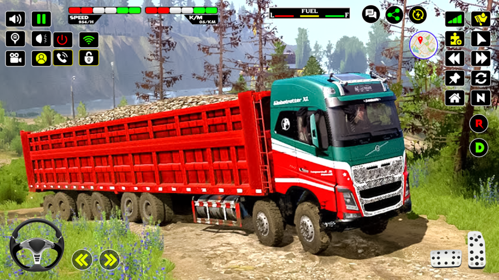 Mud Truck Offroad Games 3D gameplay screenshot 4
