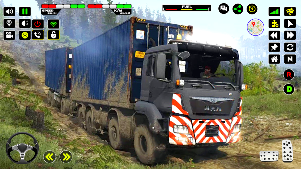 Mud Truck Offroad Games 3D gameplay screenshot 5