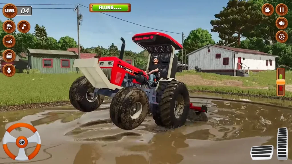 Tractor Driving - Tractor Game gameplay screenshot 1