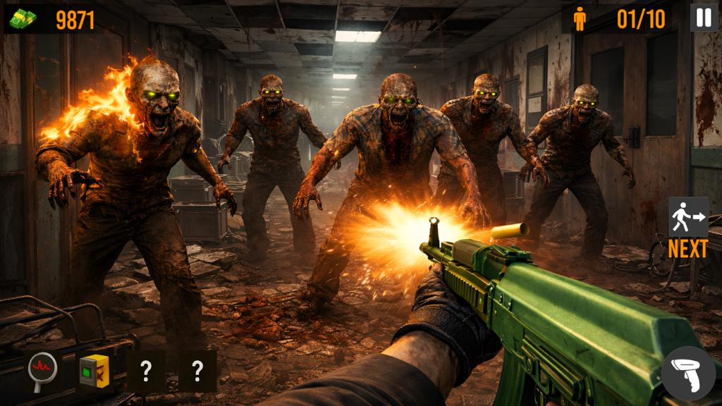 Quarantine Zone: Zombie Game gameplay screenshot 4